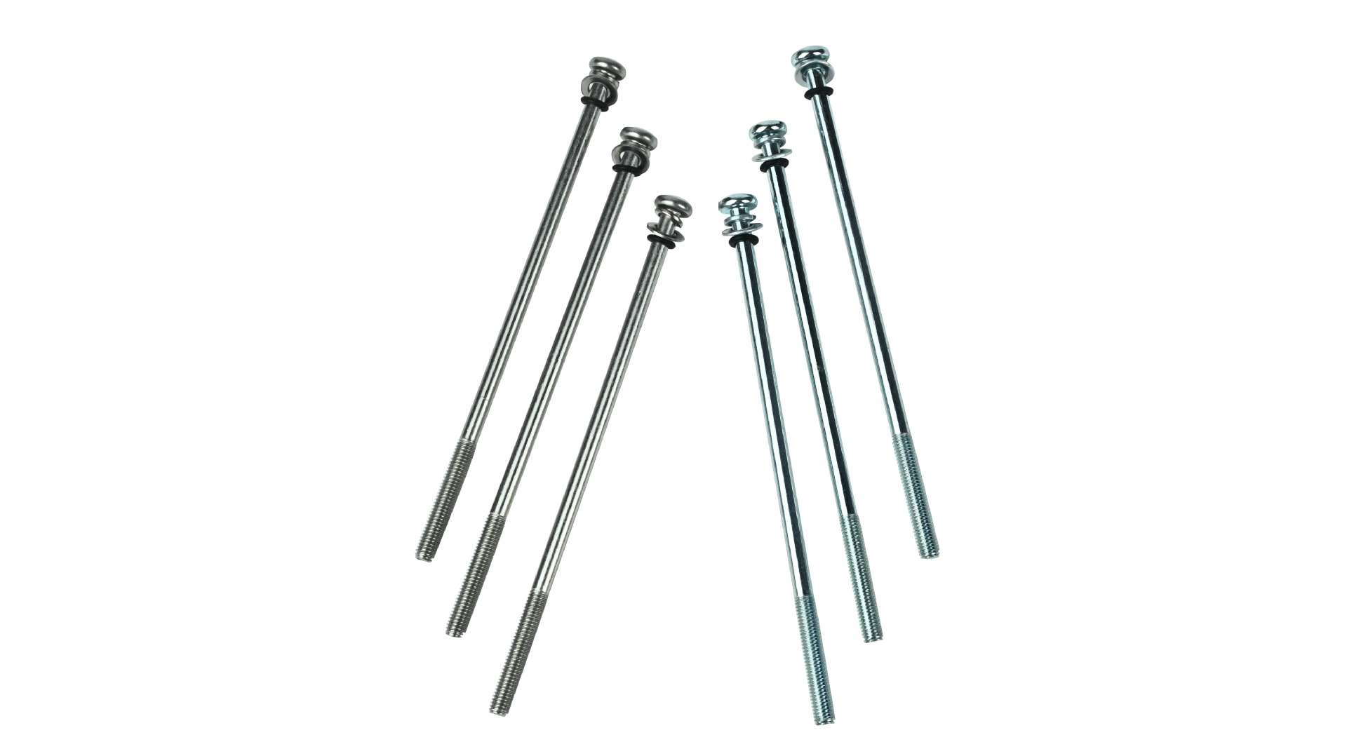 Paidu stainless steel extended cross recessed pan head three combination screw round head combination screw 304 stainless steel Non-standard customization