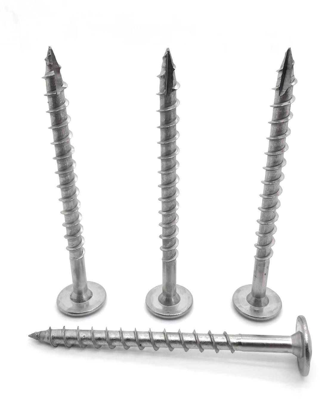 Paidu 304 stainless steel countersunk head self-tapping nails cutting tail screws wood screws