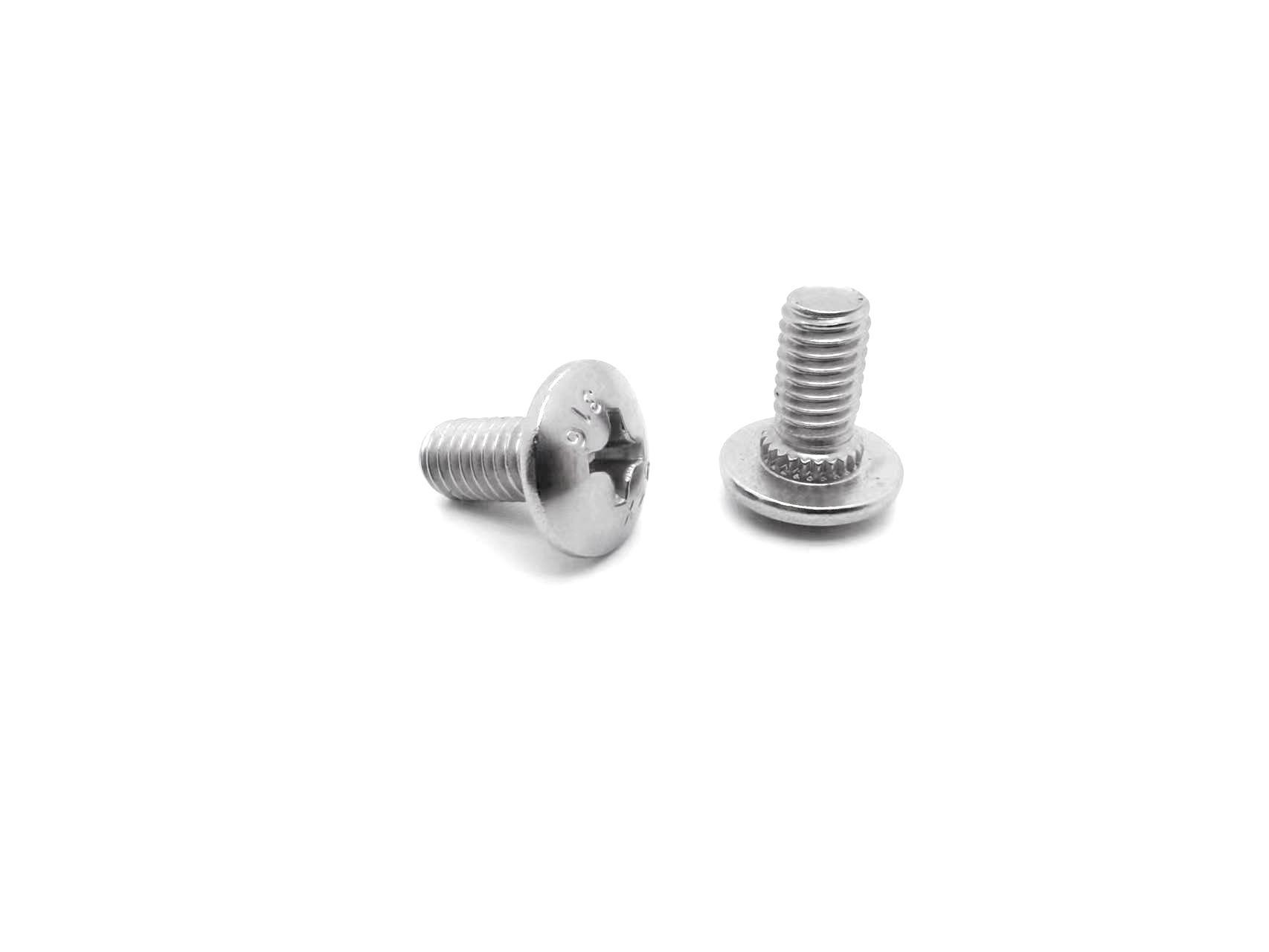Paidu 316 stainless steel cross recessed flat head toothed screw non-standard screw
