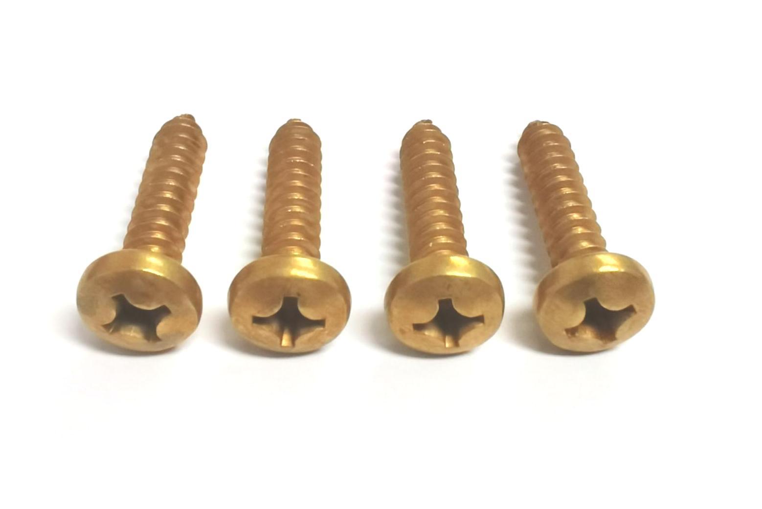 Paidu copper cross recessed pan head self-tapping nail copper self-tapping screw brass screw bathroom screw