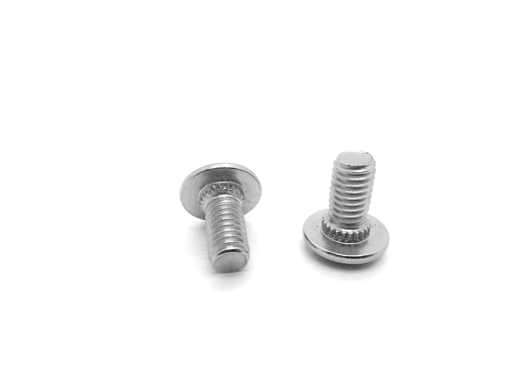 Paidu 316 stainless steel cross recessed flat head toothed screw non-standard screw