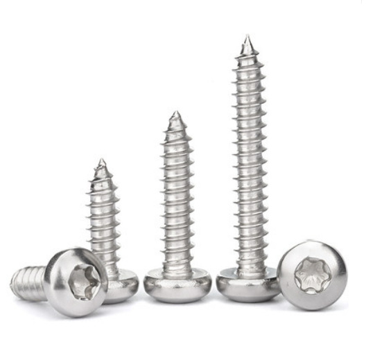Paidu plum blossom self-tapping screw anti-theft screw plum blossom pan head self-tapping 304 stainless steel factory direct sales