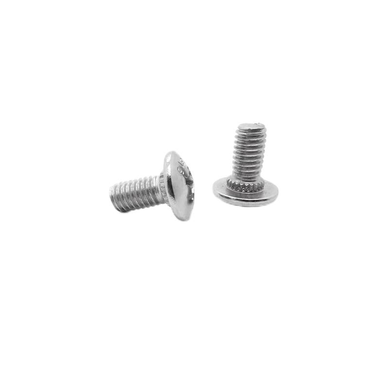 Paidu 316 stainless steel cross recessed flat head toothed screw non-standard screw