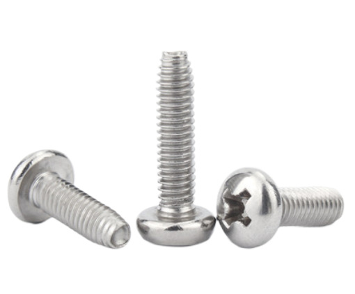 Paidu 304 stainless steel pan head triangular teeth self-locking screws GB6560 triangular self-tapping screws