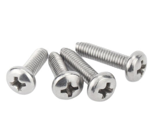 Paidu 304 stainless steel pan head triangular teeth self-locking screws GB6560 triangular self-tapping screws