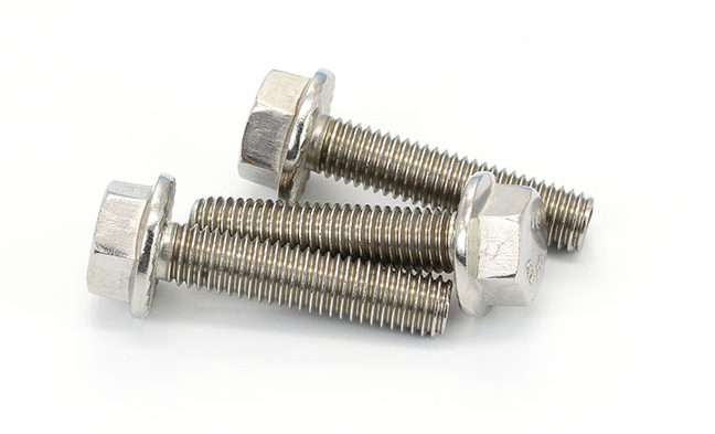 Paidu flange bolt toothed anti-skid screw hexagonal flange screw 304 stainless steel GB5789 manufacturer