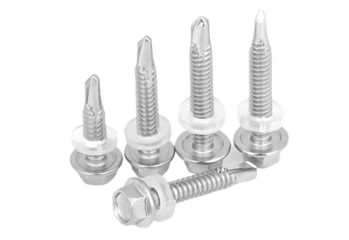 Paidu stainless steel hexagonal drill tail self-tapping screw self-tapping self-drilling screw dovetail screw 410 material factory direct sale
