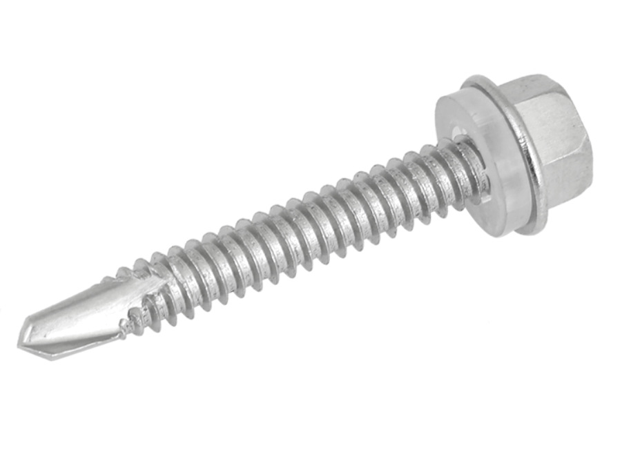 Paidu stainless steel hexagonal drill tail self-tapping screw self-tapping self-drilling screw dovetail screw 410 material factory direct sale