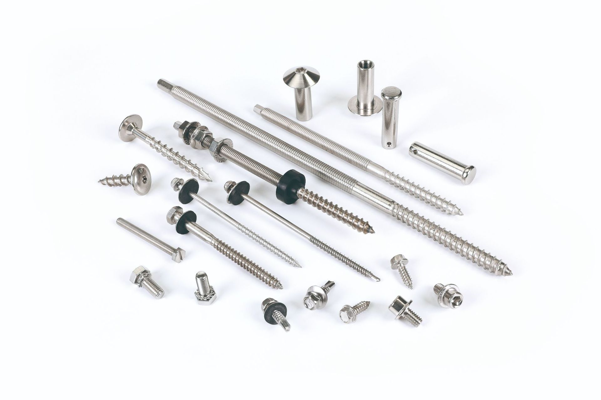 Paidu 304 stainless steel non-standard custom screw non-standard screw drill tail screw double-headed self-tapping screw