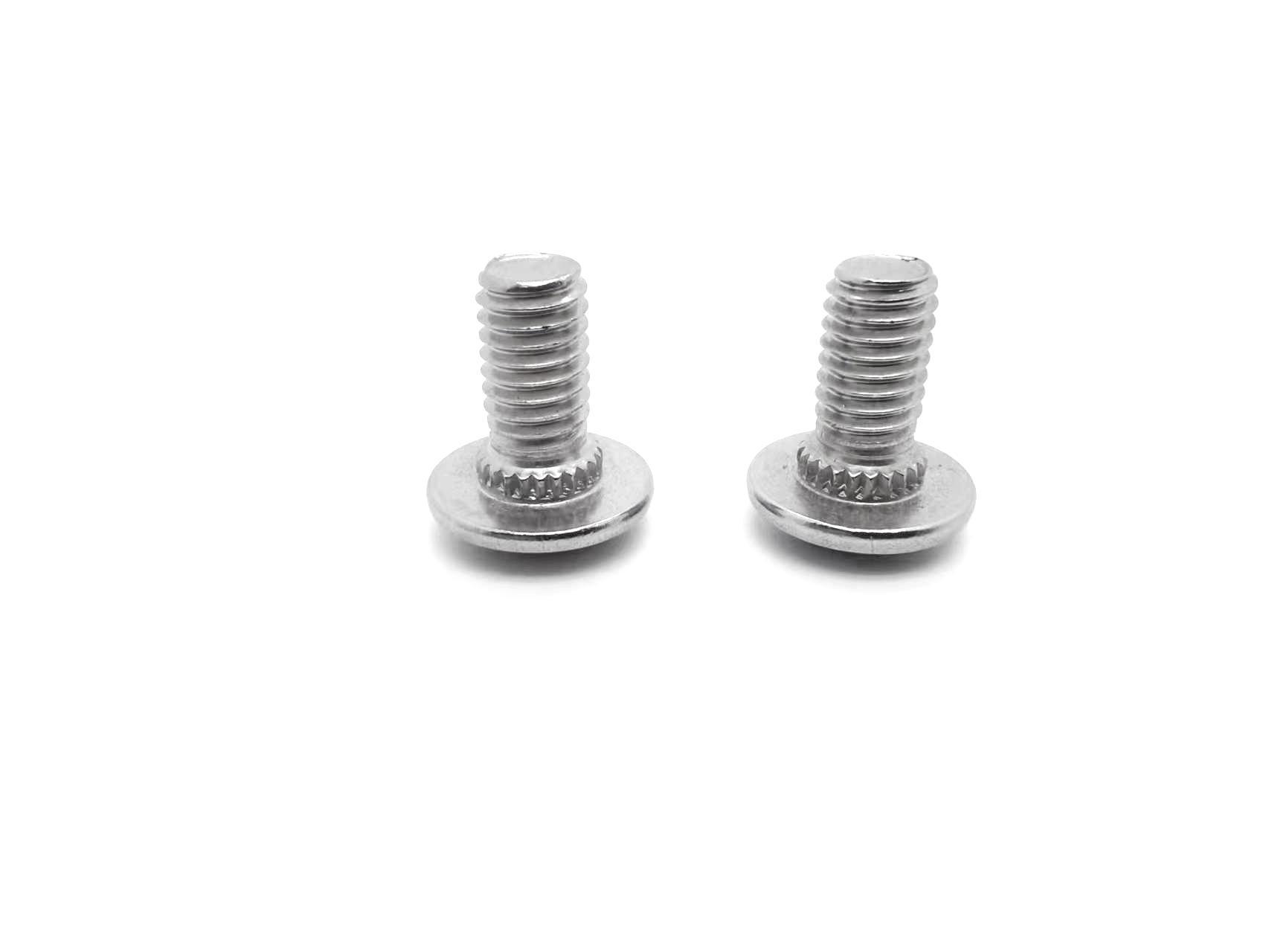 Paidu 316 stainless steel cross recessed flat head toothed screw non-standard screw