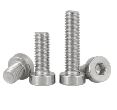 Paidu 304 stainless steel hexagon socket thin cylindrical head machine screw DIN7984 short head hexagon socket bolt