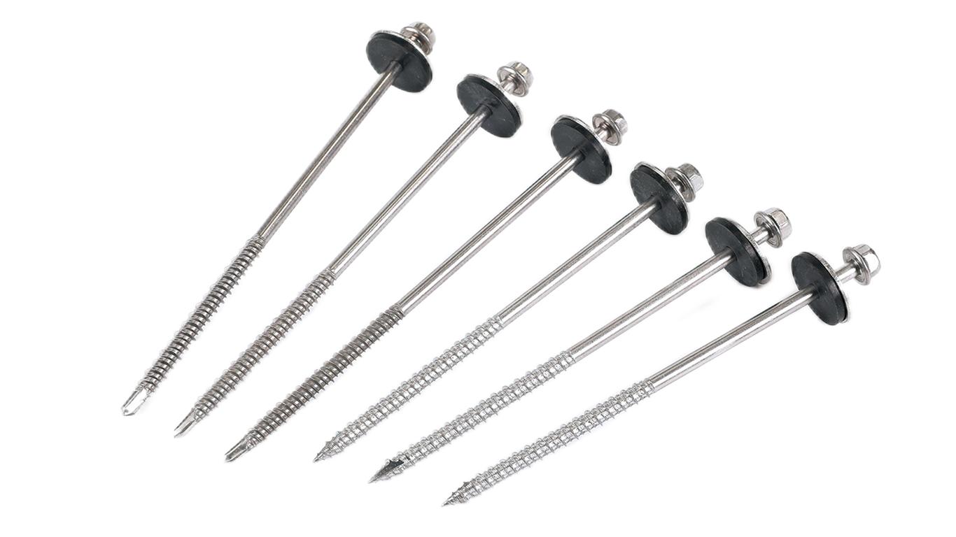 Paidu 304 stainless steel non-standard custom screw non-standard screw drill tail screw double-headed self-tapping screw