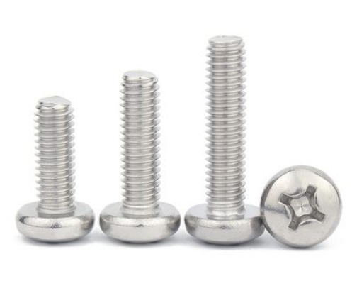 304 stainless steel round head screw cross pan head screw machine screw GB818 lengthened screw paidu manufacture