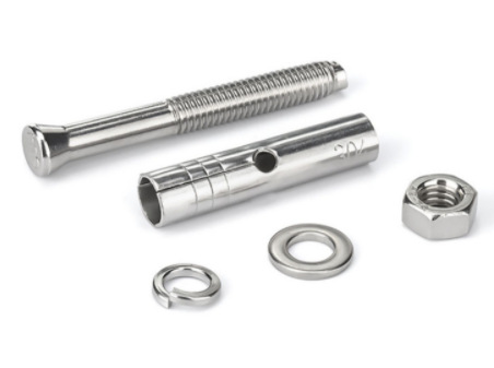 Paidu expansion screw expansion bolt pull explosion explosion screw with seam small head 304 stainless steel factory direct sales