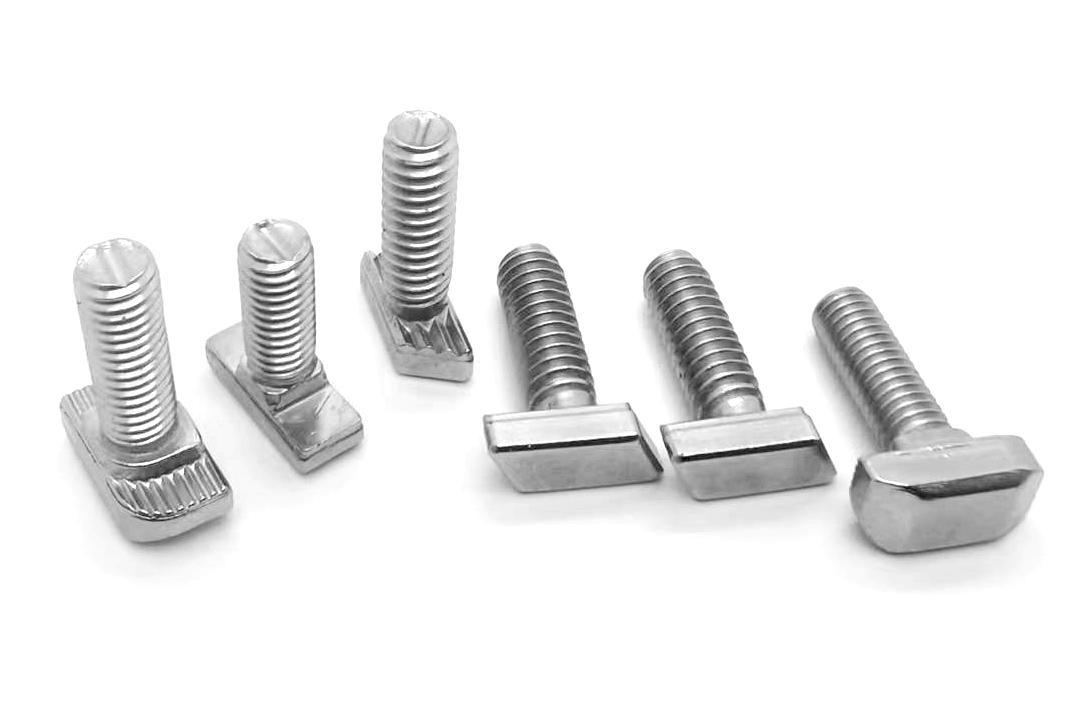 Paidu 304 stainless steel T-bolt T-screw aluminum profile photovoltaic slot square head screw
