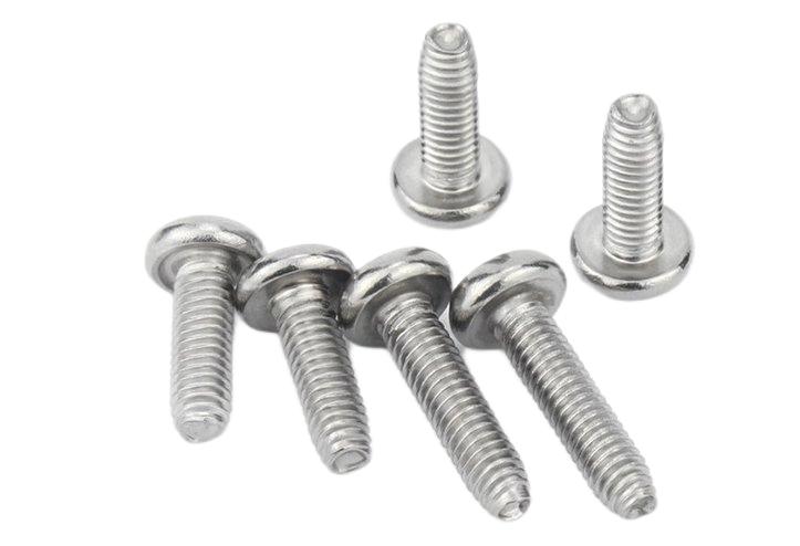 Paidu 304 stainless steel pan head triangular teeth self-locking screws GB6560 triangular self-tapping screws