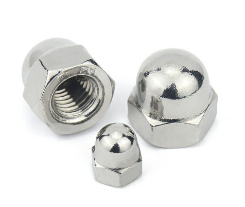 Paidu 304 stainless steel cap nut cap nut ball head cap screw cap M3M4M5M6M8M10-M20