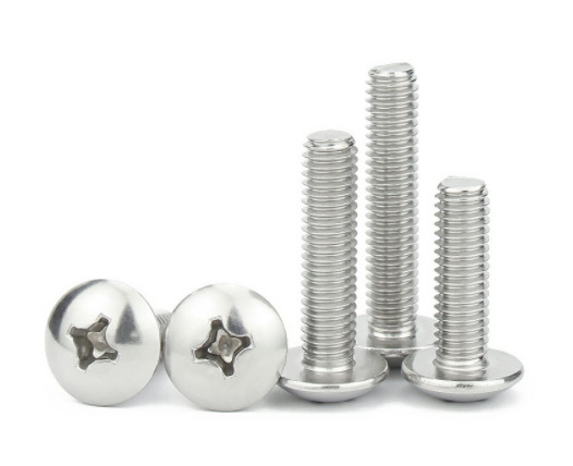 Paidu large flat head screw cross recessed large round head screw mushroom head cross screw JISB1111T 304 stainless steel
