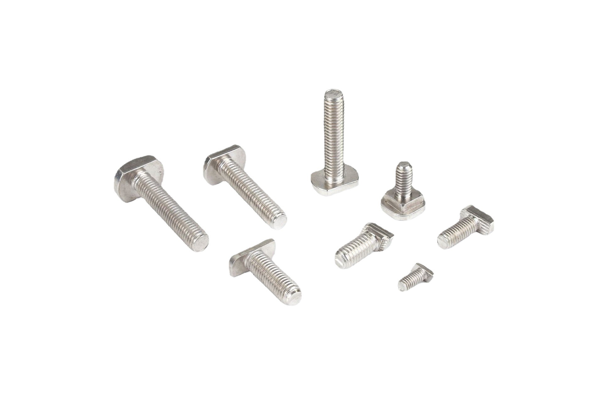 Paidu 304 stainless steel screws non-standard screws square head screws square screws T-type screws foot bolts