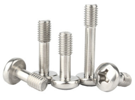Paidu 304 stainless steel cross pan head loose non-removable screw round head does not protrude half-tooth bolt screw
