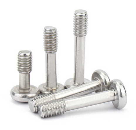 Paidu 304 stainless steel cross pan head loose non-removable screw round head does not protrude half-tooth bolt screw