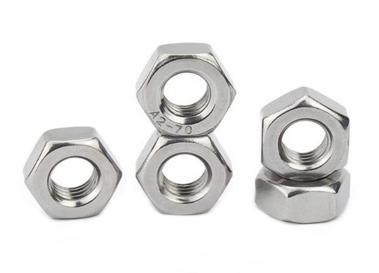 Paidu 304 stainless steel hexagonal nuts anti-threaded fine-threaded nuts DIN934 factory direct sales
