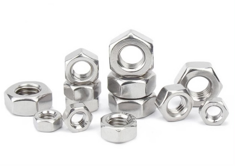 Paidu 304 stainless steel hexagonal nuts anti-threaded fine-threaded nuts DIN934 factory direct sales