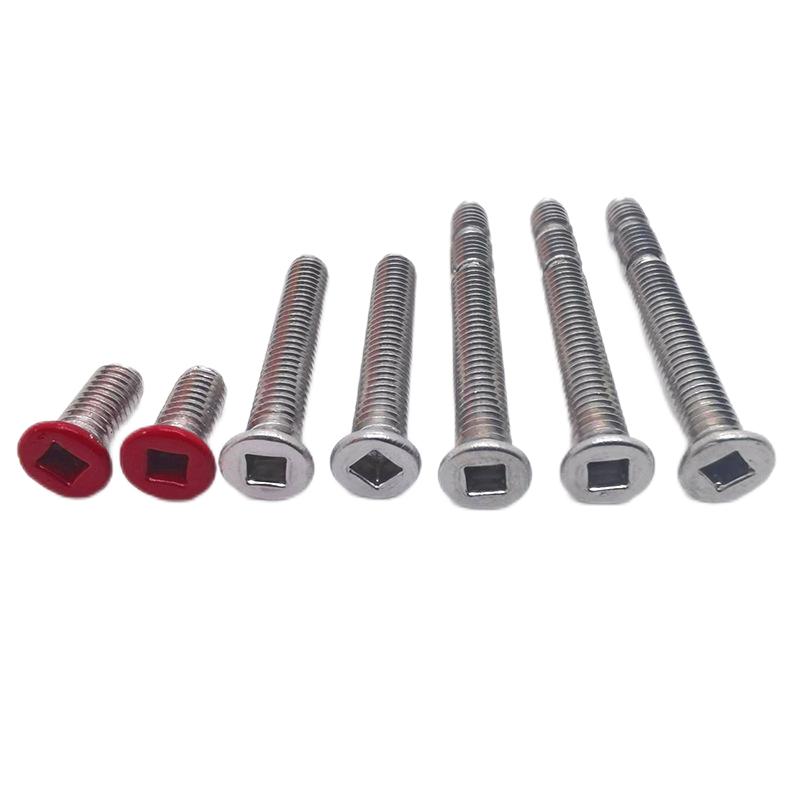 Paidu 304 square slot screws bamboo screws painted Screws Lock cylinder screws anti-theft screws square slot screws
