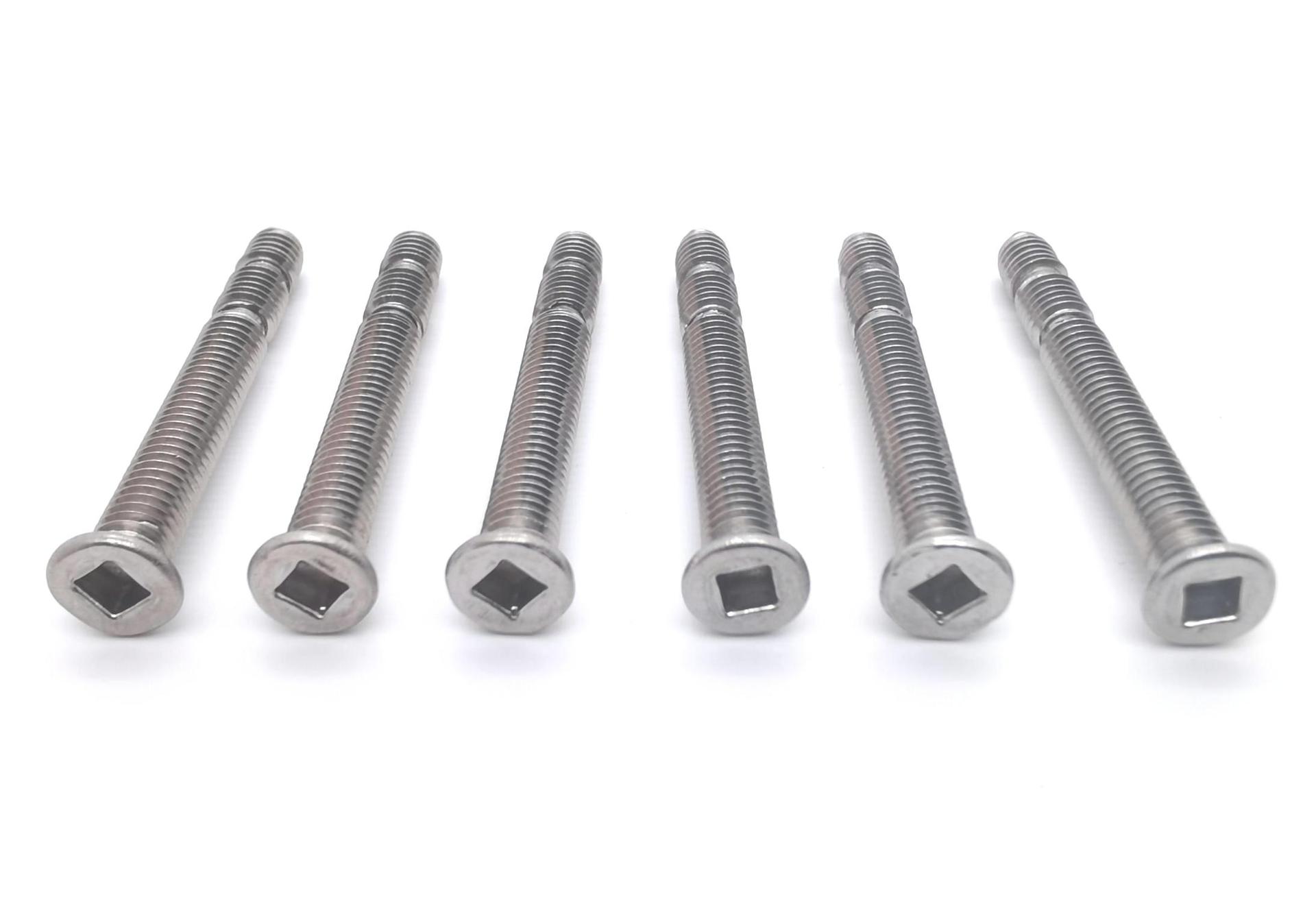 Paidu 304 square slot screws bamboo screws painted Screws Lock cylinder screws anti-theft screws square slot screws