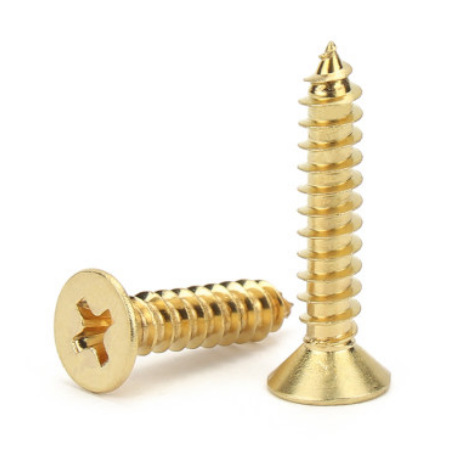 Paidu H62 copper cross countersunk head self-tapping nail copper self-tapping screw non-standard copper screw brass screw