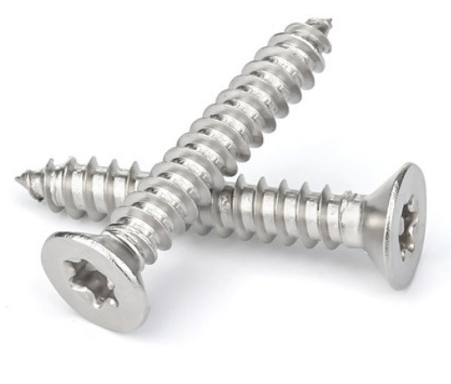 Paidu plum countersunk head self-tapping anti-theft screw plum anti-theft screw 304 stainless steel factory direct sales