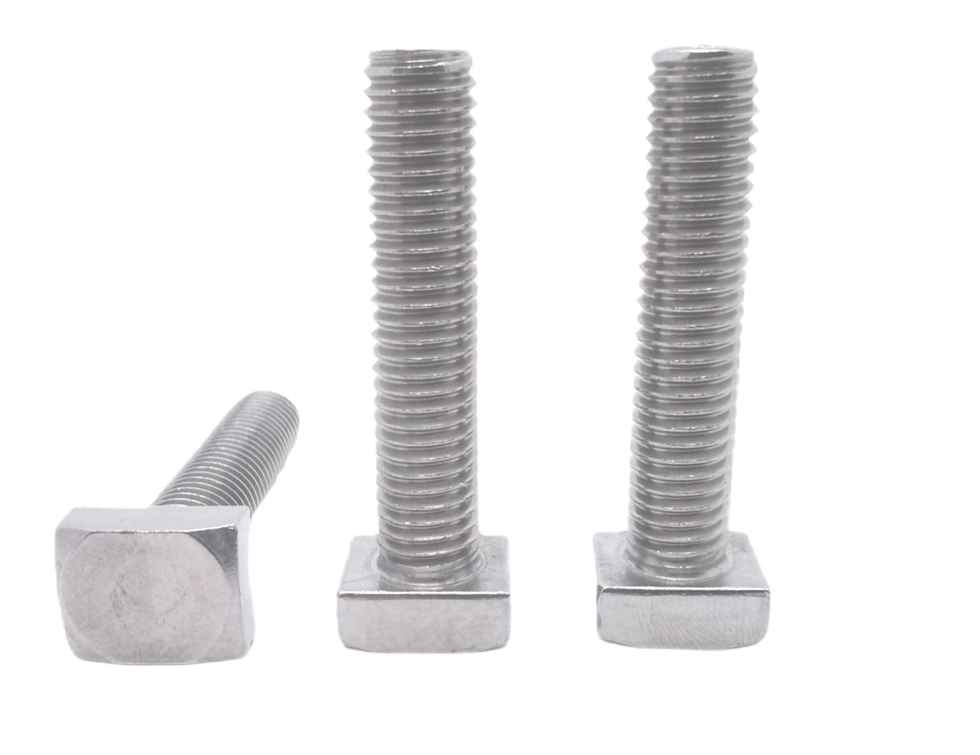 Paidu 304 stainless steel square head bolts square bolts T-bolts factory direct sales