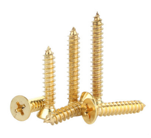 Paidu H62 copper cross countersunk head self-tapping nail copper self-tapping screw non-standard copper screw brass screw