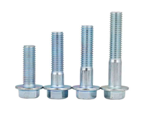 Paidu galvanized flange bolt hexagon flange screw auto parts screw 8.8 grade GB5787 factory direct sale
