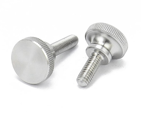 Paidu knurled screw high head knurled hand-twist bolt screw slingshot hand-tight hand-twist screw 304 stainless steel GB834