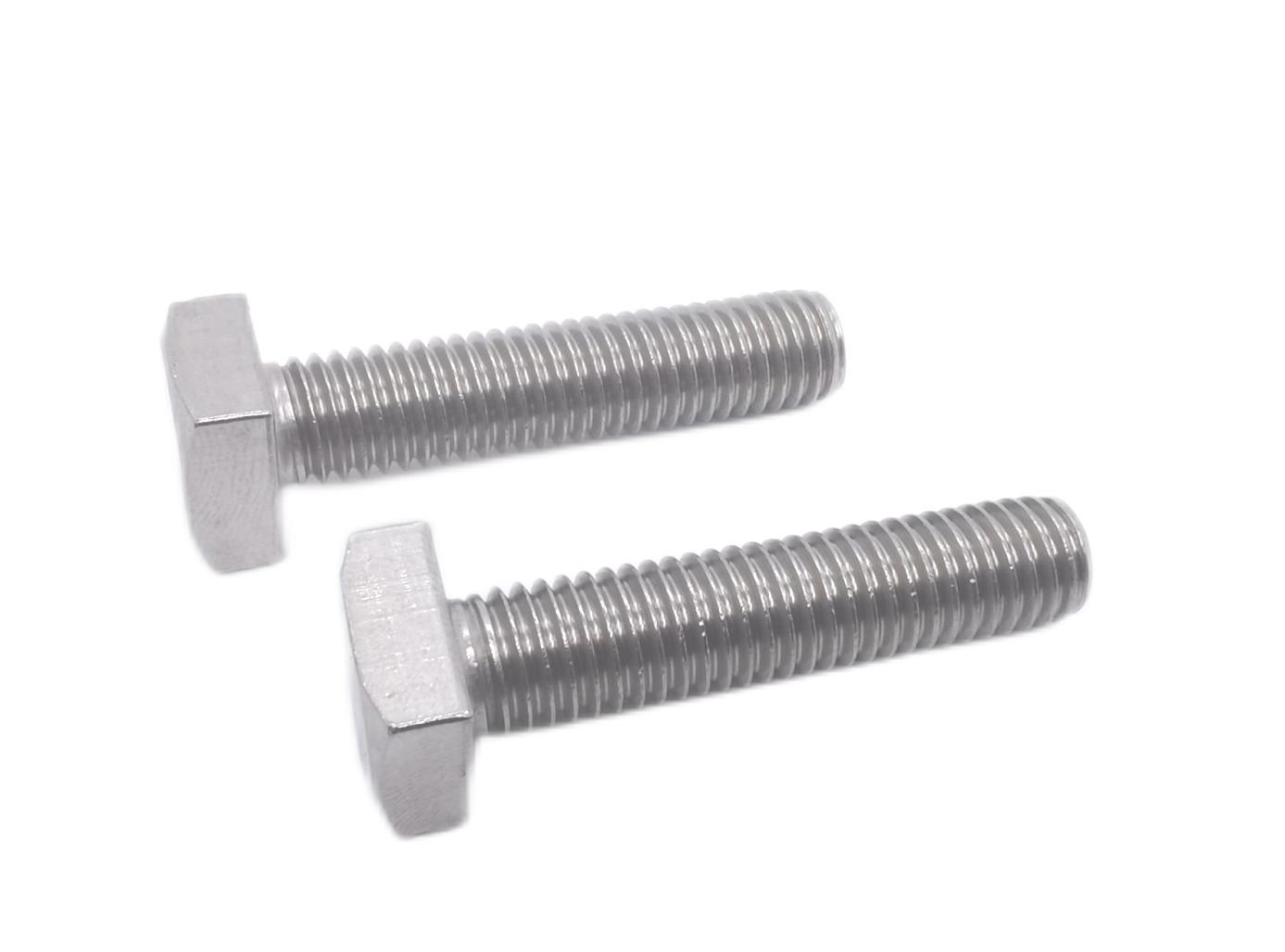 Paidu 304 stainless steel square head bolts square bolts T-bolts factory direct sales