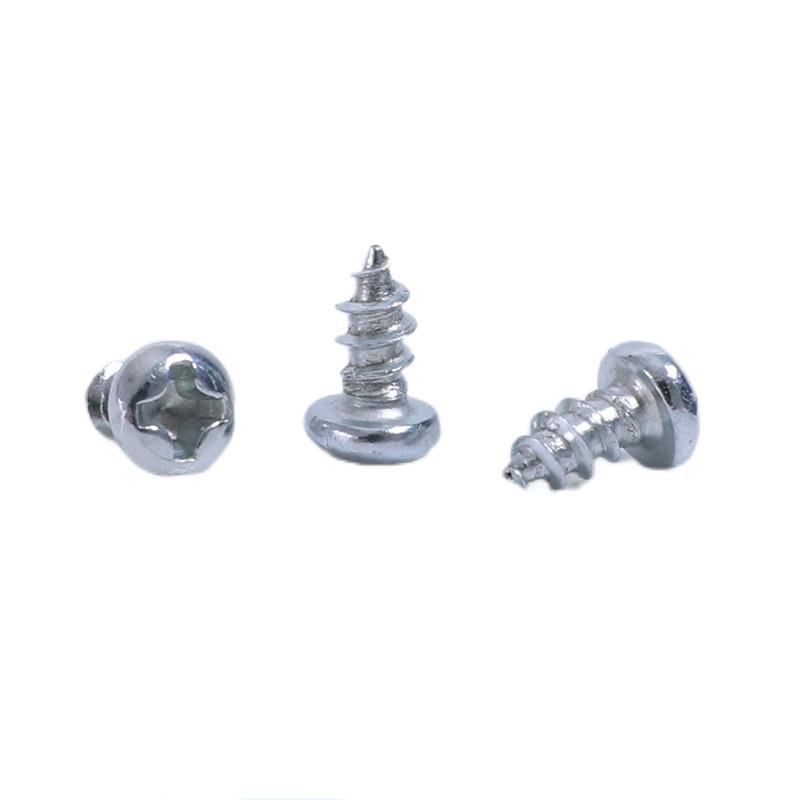 Paidu manufacturers supply countersunk head large flat head semi-round head with pad cross groove plate hard galvanized high-strength self-tapping screws