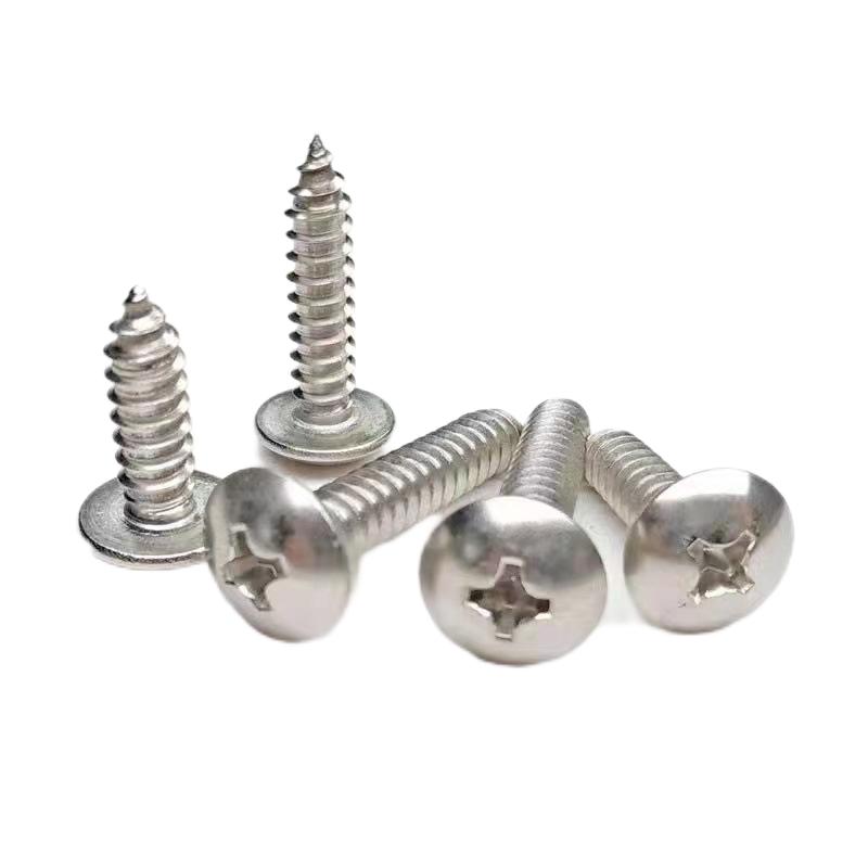 Paidu manufacturers wholesale 304 stainless steel screws flat head round head self-tapping screws M1-M8 screws countersunk head small screws