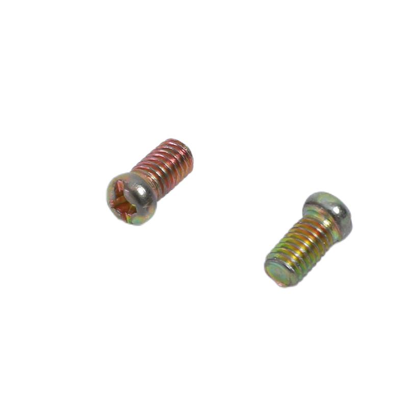 Paidu small high flat round head eleven-shaped screws switch screws furniture screws cross panel screws cross recessed screws