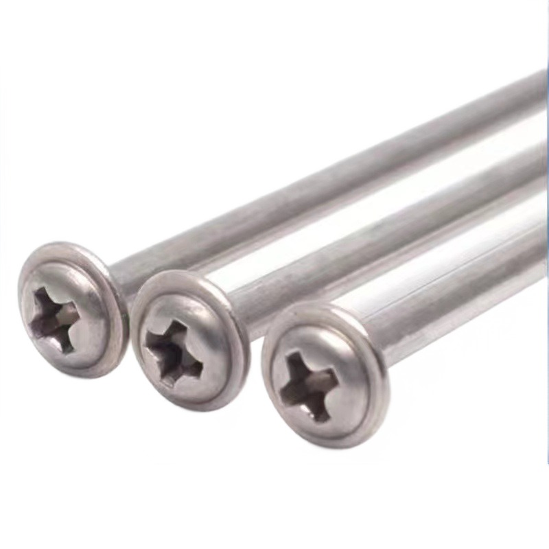 Paidu processing long screws M3-M14 internal hexagonal stainless steel screws cross round head external hexagonal screw extension screws