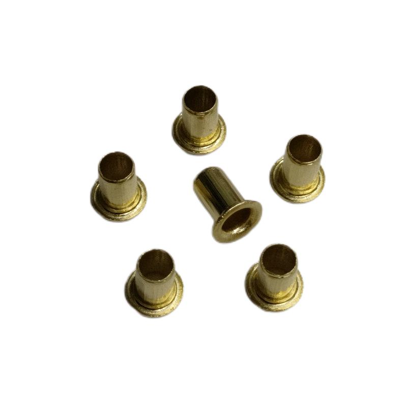 Paidu eyelet rivet wig eyelet rivet through hole brass eyelet rivet semi-hollow copper rivet round head flat head nail