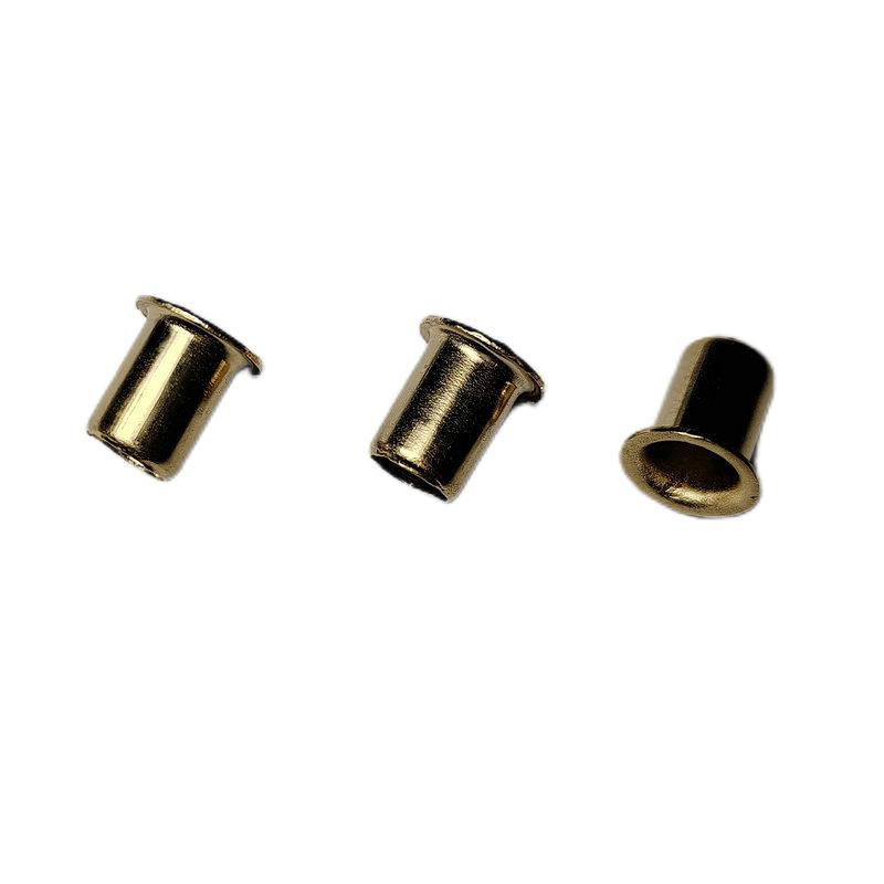 Paidu copper hollow rivets circuit board rivets flat head semi-hollow copper rivets manufacturers supply brass rivets round heads