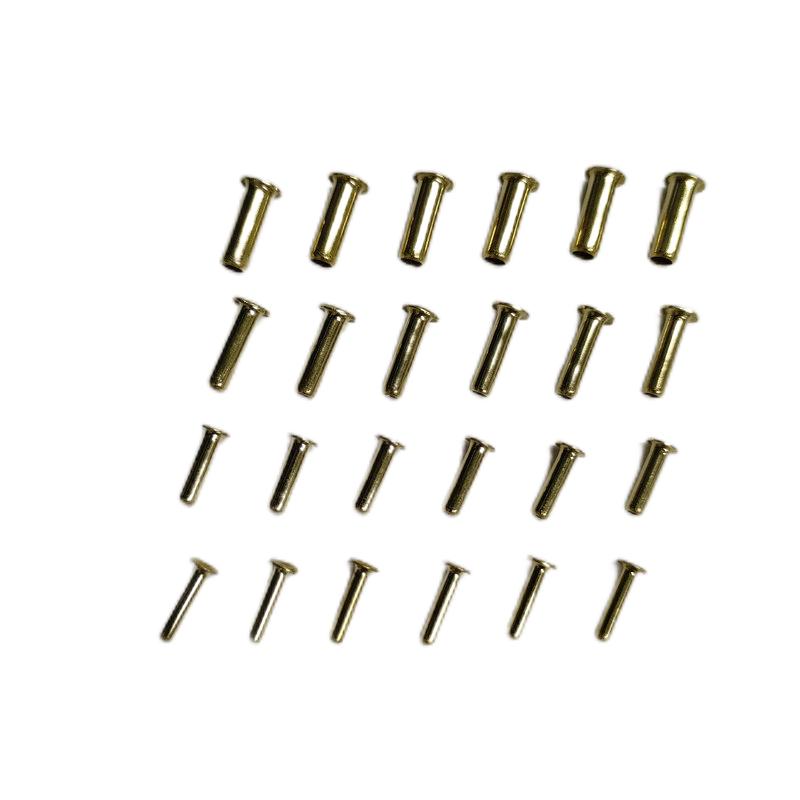 Paidu tubular rivets single tube copper hollow rivets flat head hollow rivet fasteners factory direct supply and preferential wholesale