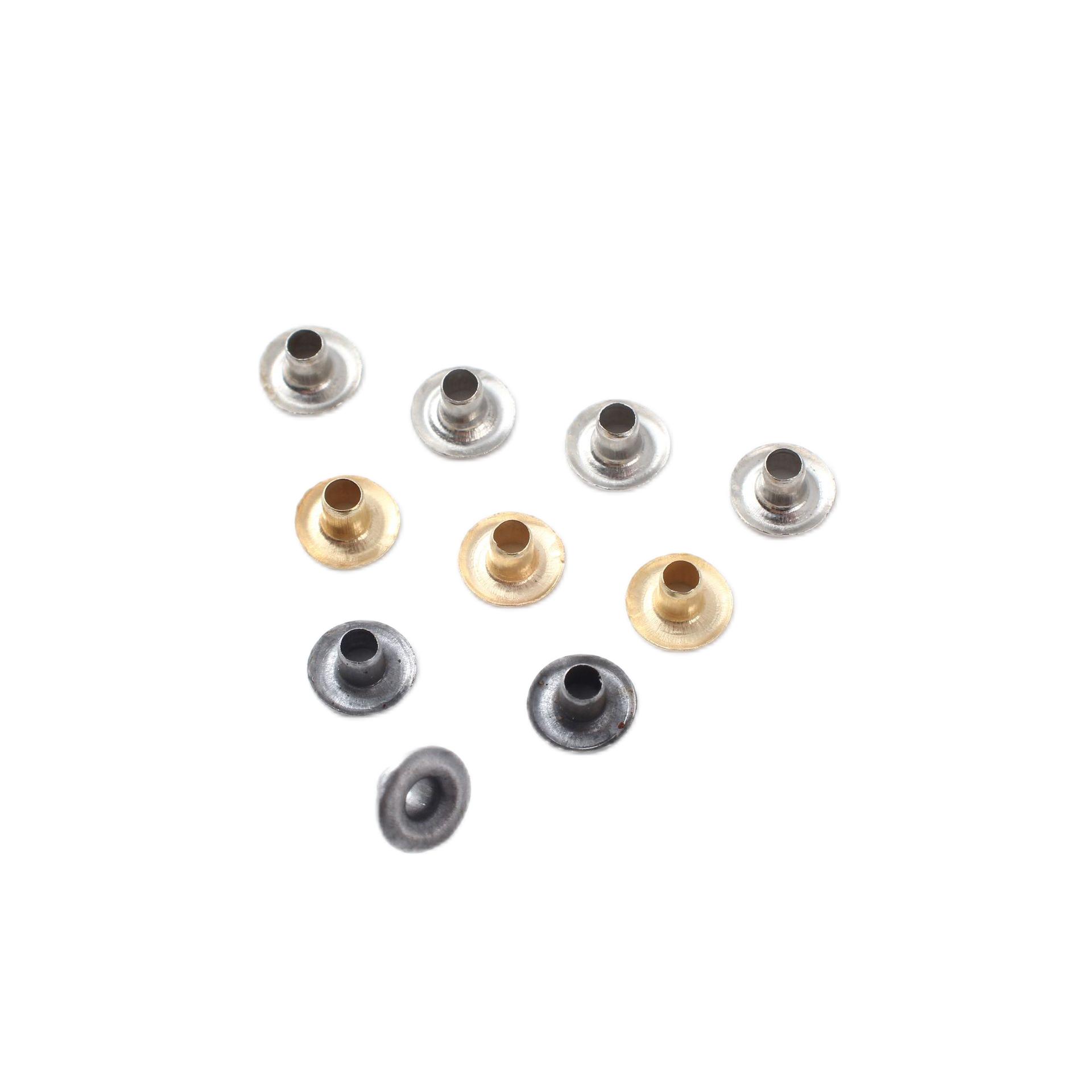 Paidu copper hollow rivets eyelet rivets tubular step nails spot wholesale customized stainless steel rivets
