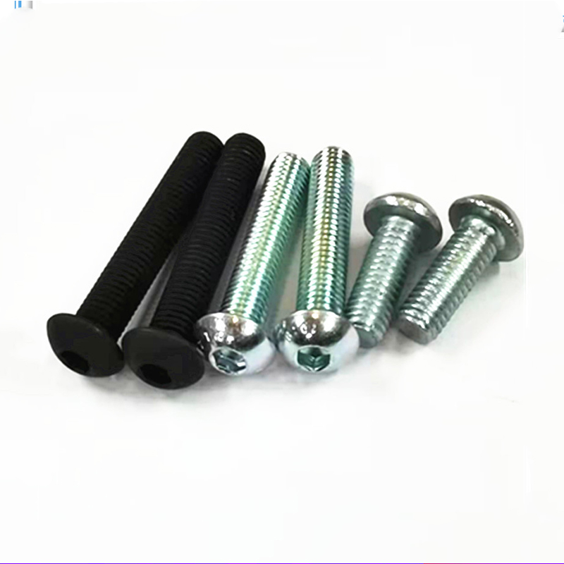 Paidu Yuan Cup 8.8/10.9 class British American half round head hex socket bolt umbrella head manufacturer quality assurance can be customized