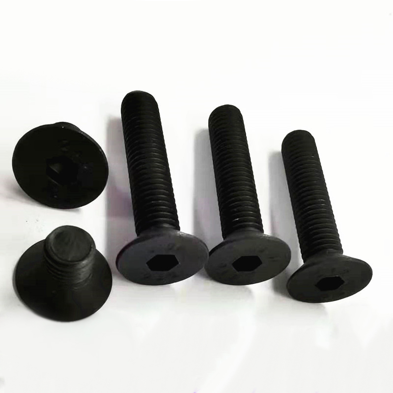 Paidu DIN7991 Countersunk head hexagon screw Flat cup 10.9 black quality assurance support custom specifications complete