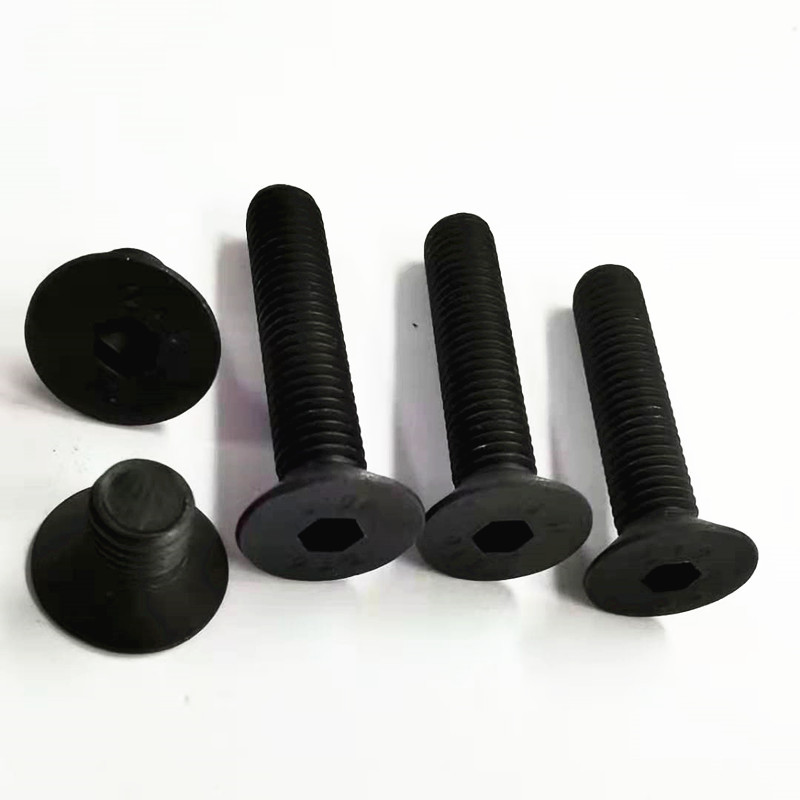 Paidu ANSI/ASME B18.3F Hexagon countersink screw carbon steel blackening quality assurance support customization