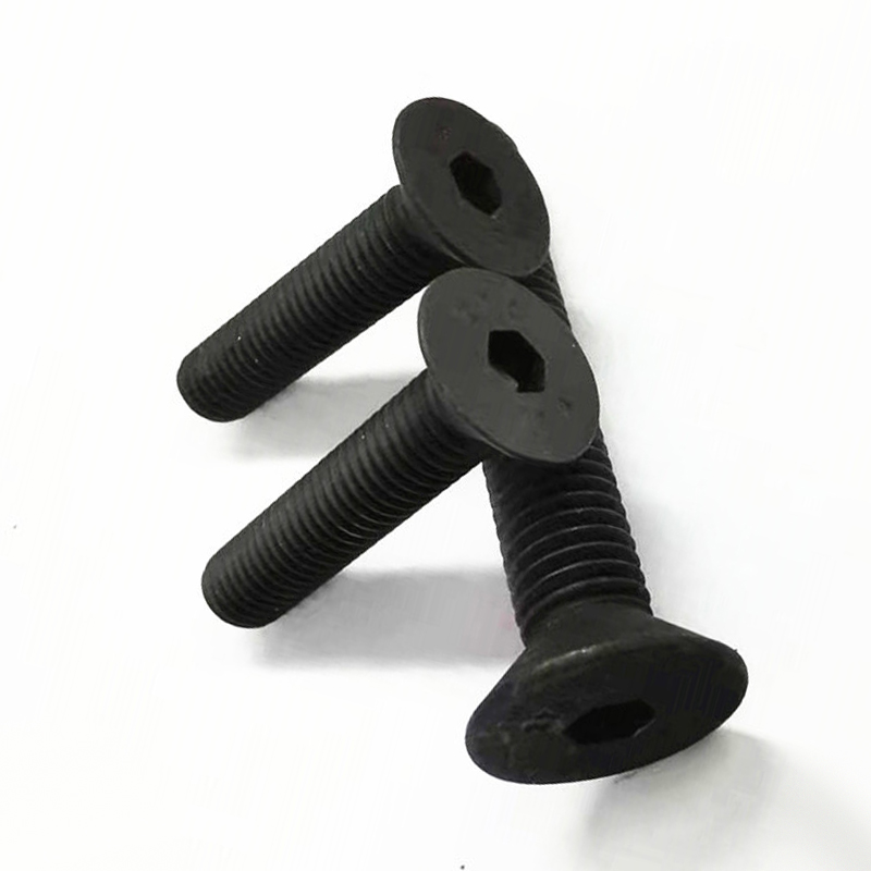 Paidu DIN7991 Countersunk head hexagon screw Flat cup 10.9 black quality assurance support custom specifications complete