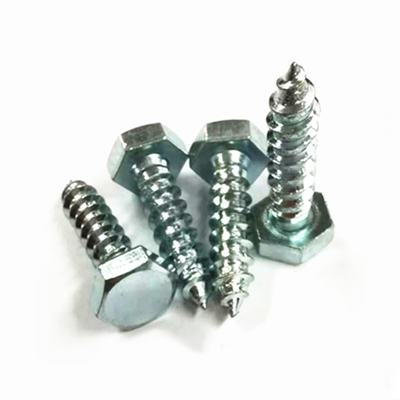 Paidu External hexagonal self-tapping American wood screw 1/4*1 inch carbon steel galvanized manufacturers production quality assurance processing customization