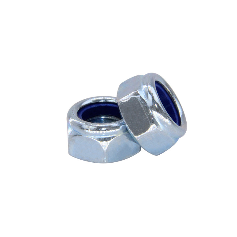 Paidu American metric nylon lock nut 2 grade 4.8 grade Ni hat galvanized factory direct sales can be customized